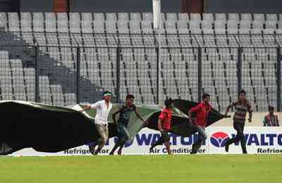 মিরপুর টেস্ট : আবারও বৃষ্টির বাধা